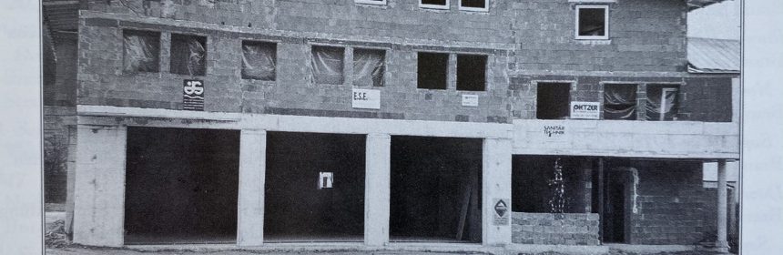 1996: Start Neubau des jetzigen Gerätehauses