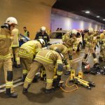 16.06.2017 - Bergeschereneinsatz nach Frontalzusammenstoß im Umfahrungstunnel