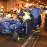 16.06.2017 - Bergeschereneinsatz nach Frontalzusammenstoß im Umfahrungstunnel