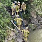 08.07.2021 - Schlauchleitung über die Bahnstrecke?