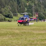 2021-07-23 THL: Absicherung/Einweisung Hubschrauberlandung