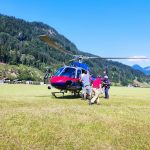 2021-07-23 THL: Absicherung/Einweisung Hubschrauberlandung