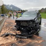 29.09.2021 - BRAND: Fahrzeugbrand nach Verkehrsunfall