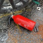 29.09.2021 - BRAND: Fahrzeugbrand nach Verkehrsunfall