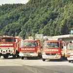 Der Fuhrpark mit dem ehem. TLF-A