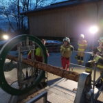 April 2022: Kettensägentraining im Spannungssimulator
