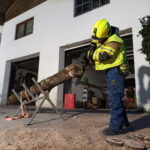 April 2022: Kettensägentraining im Spannungssimulator