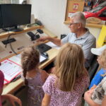 Juli 2022: Kindergarten besichtigte Feuerwehr